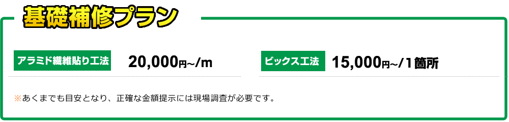 基礎補修プラン